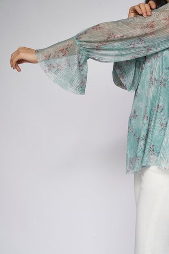 6 - Mint Floral Straight Top, image 6