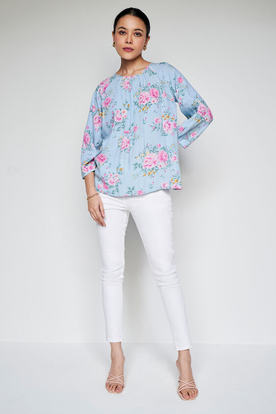 Floral Glory Top, Pink, image 2