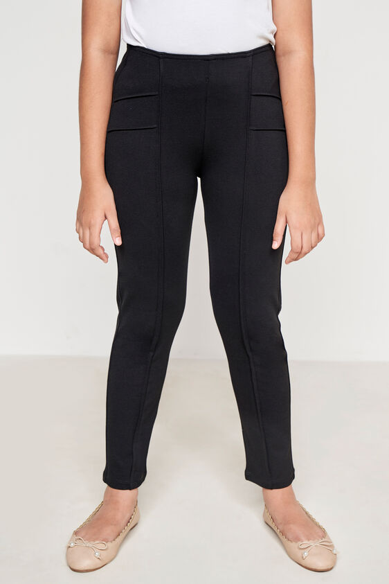 Solid Straight Bottom, Black, image 2