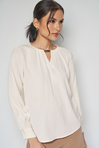 Ivory Essence Top, White, image 5