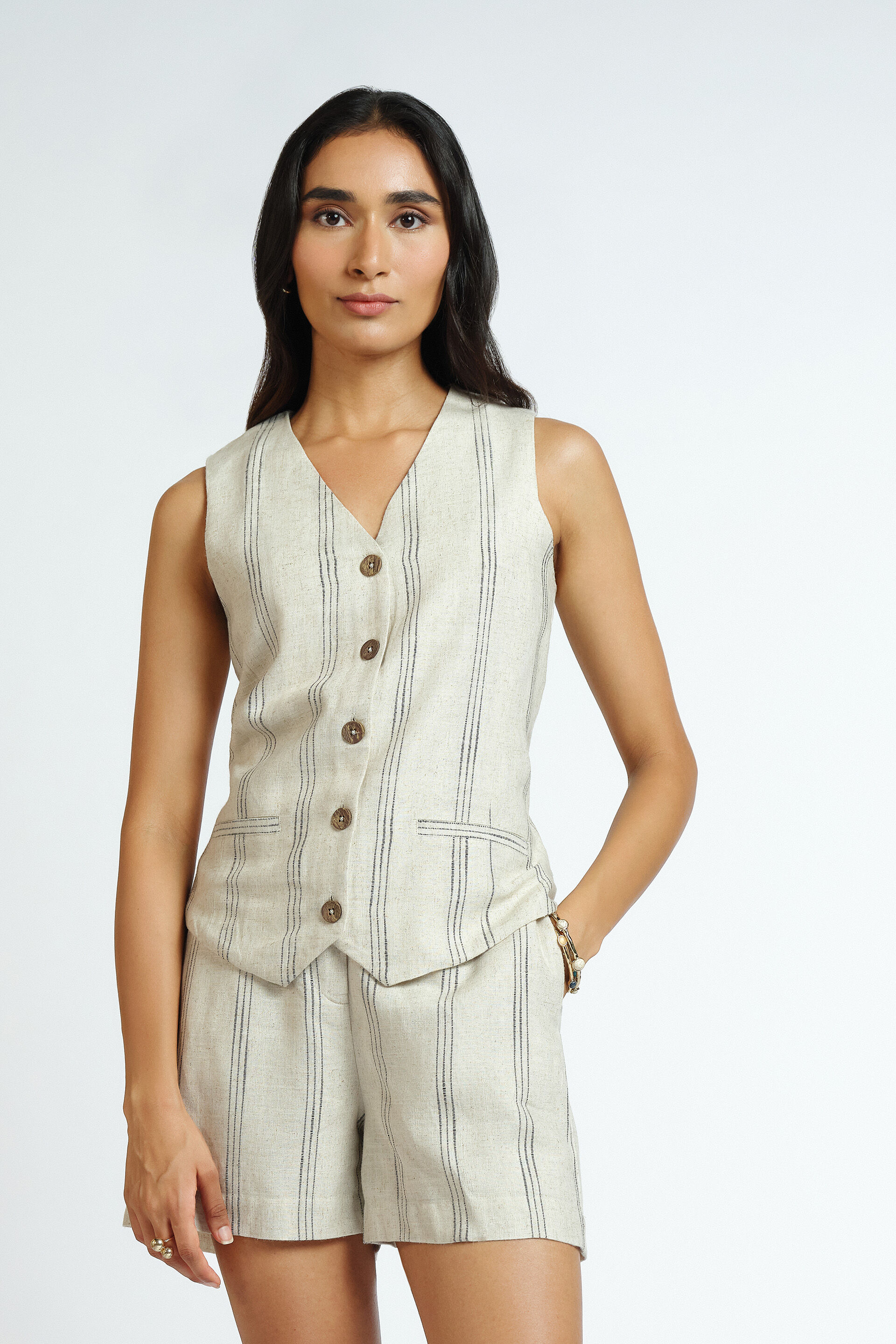 Graeme Waistcoat, Beige, image 2