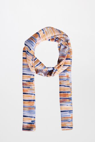 1 - Blue Polyester Scarf, image 1