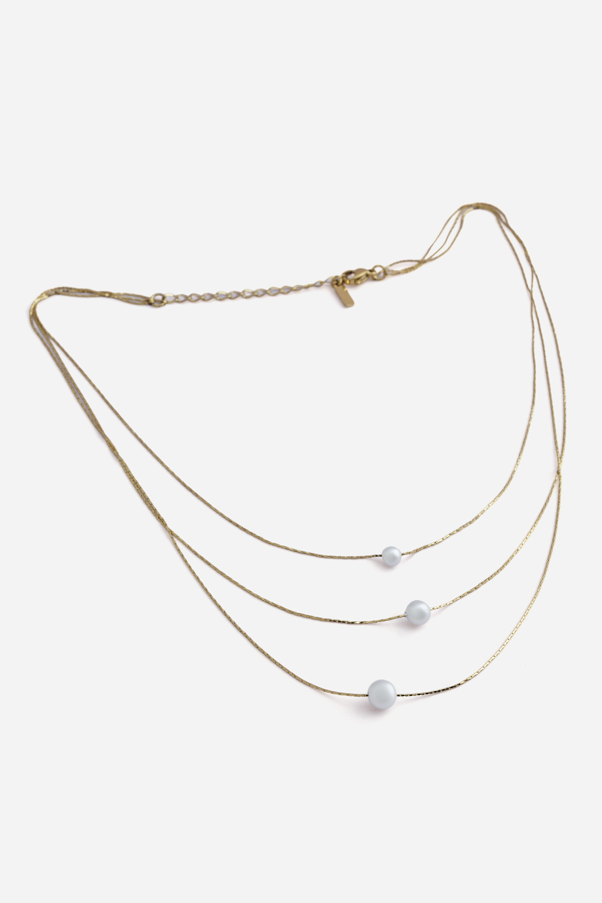 Eldora Triple Chain Necklace, , image 2