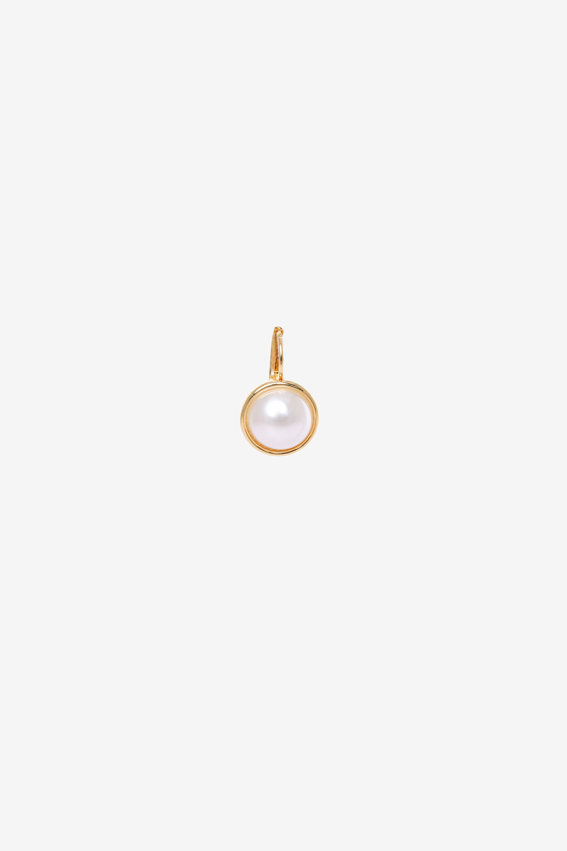 Gold Dainty Pearl Earrings, , image 3