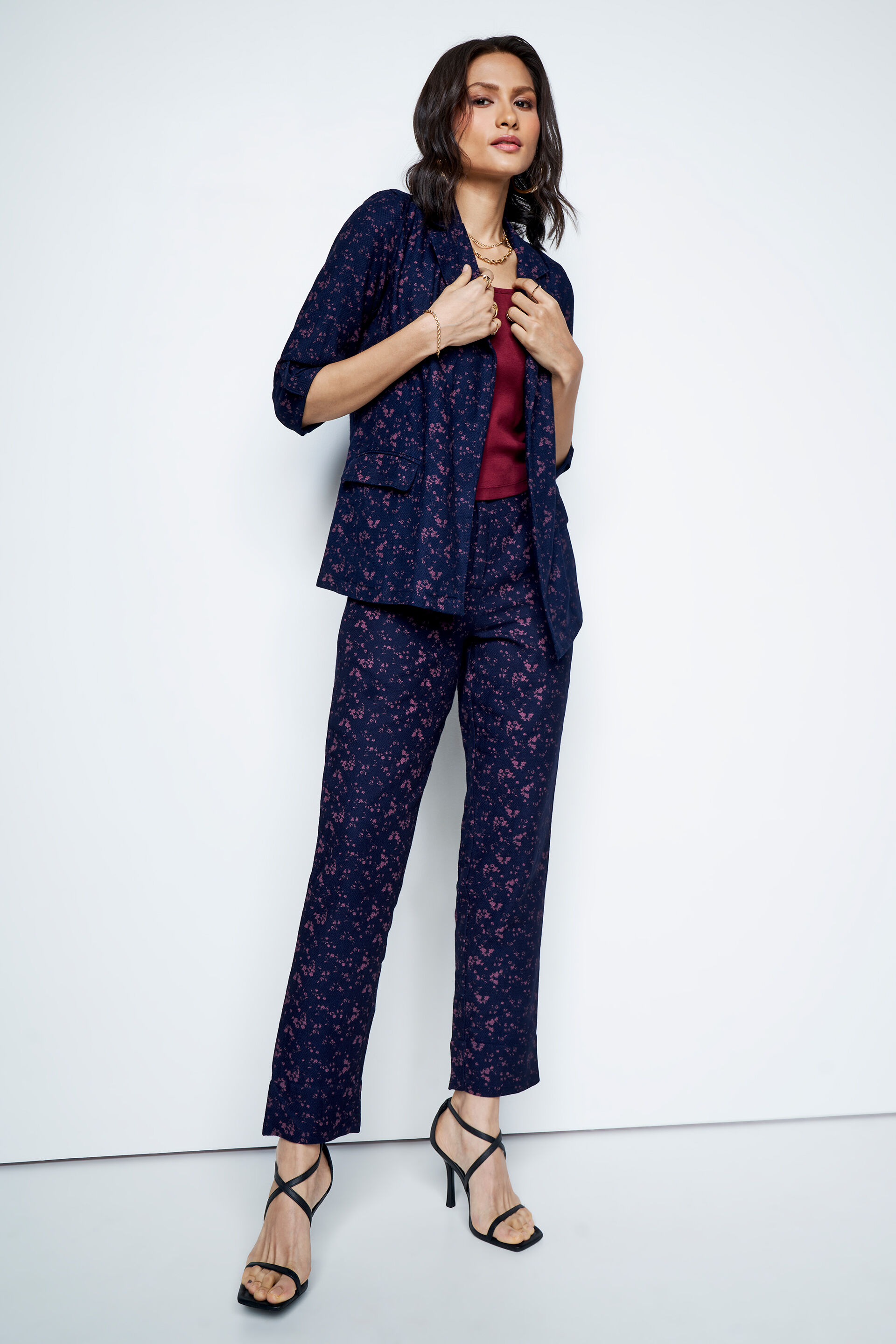 Pattern Play Parade Co-ords Set, Navy Blue, image 4