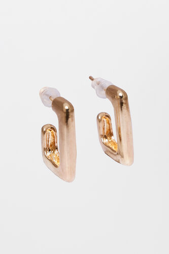 Gold Brass Earring, , image 1