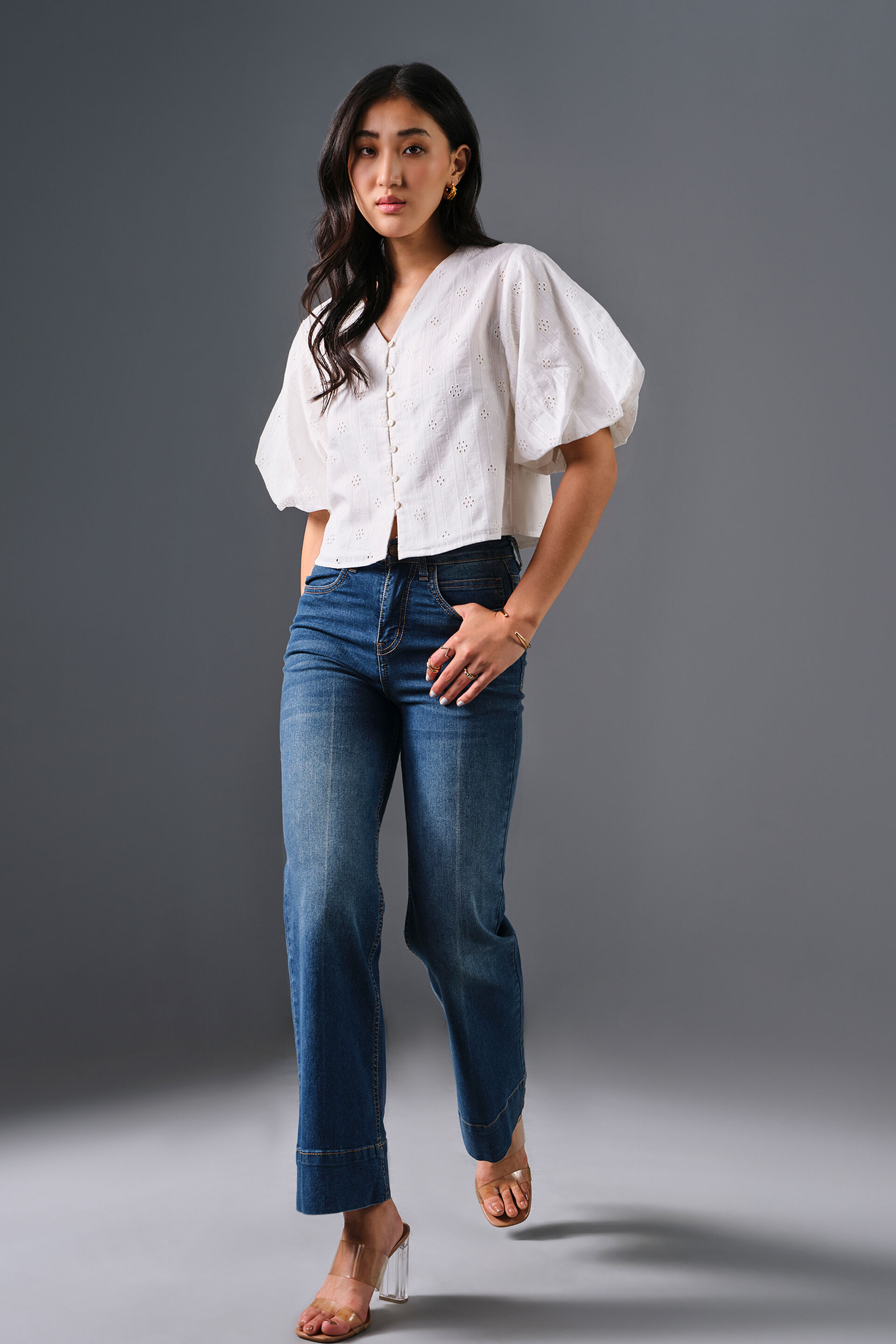 Ivory Cloud Top, White, image 2