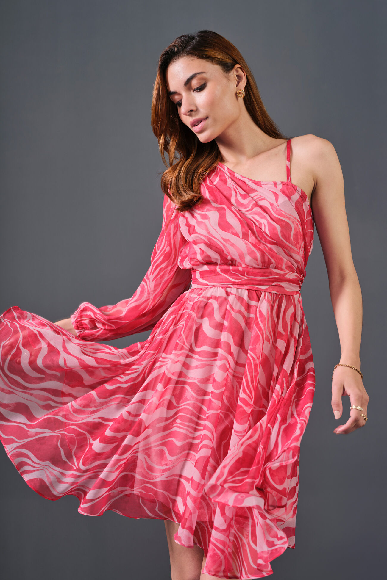 Hotter Pink Dress, Rose, image 6