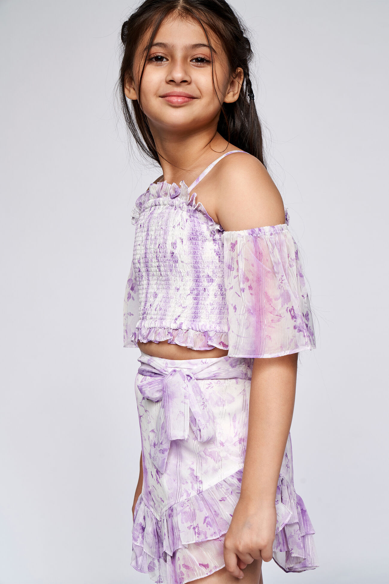 3 - Lilac Tie & Dye Asymmetric Set, image 3
