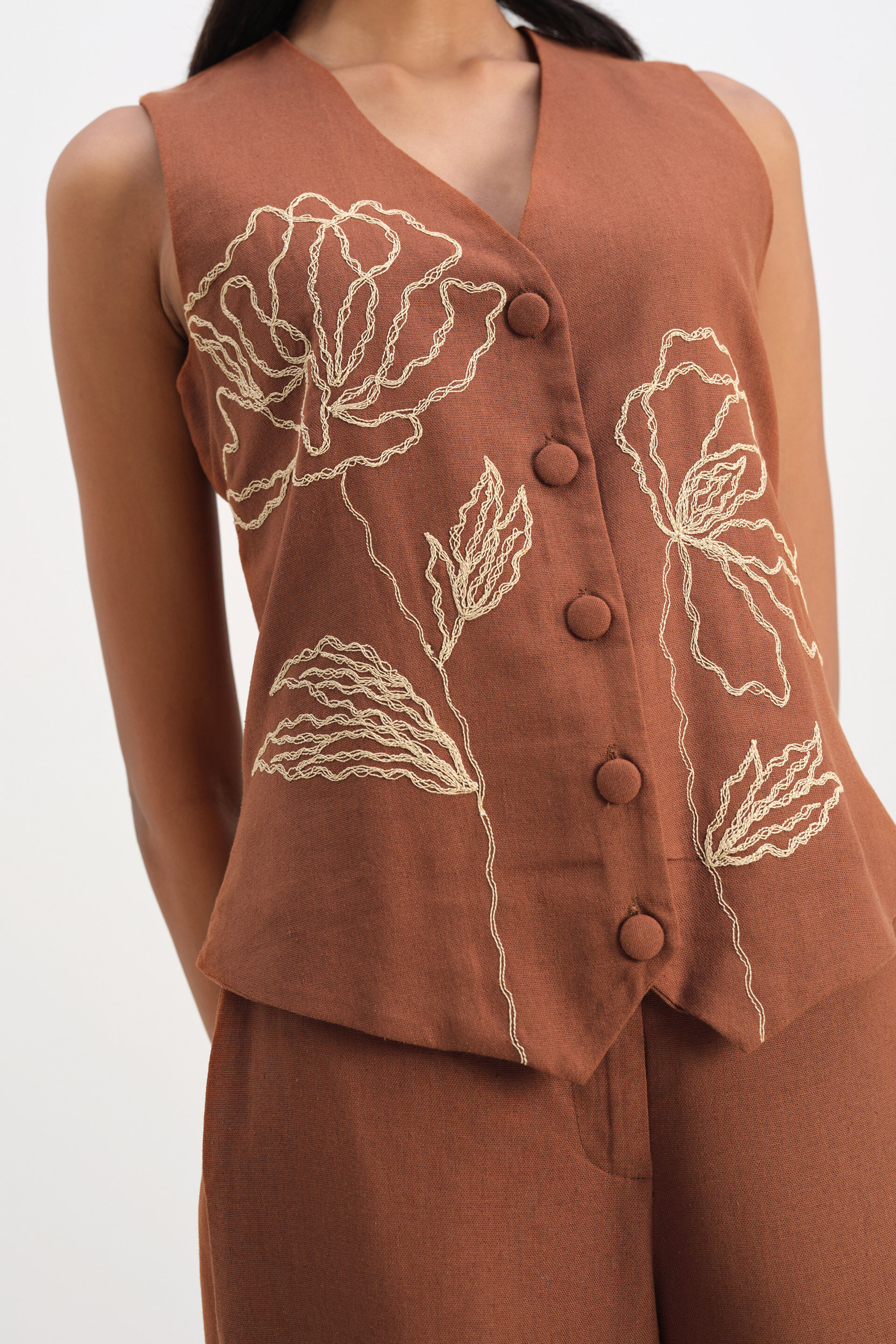 Caramel Crush Brown Co-ord Set, Brown, image 4