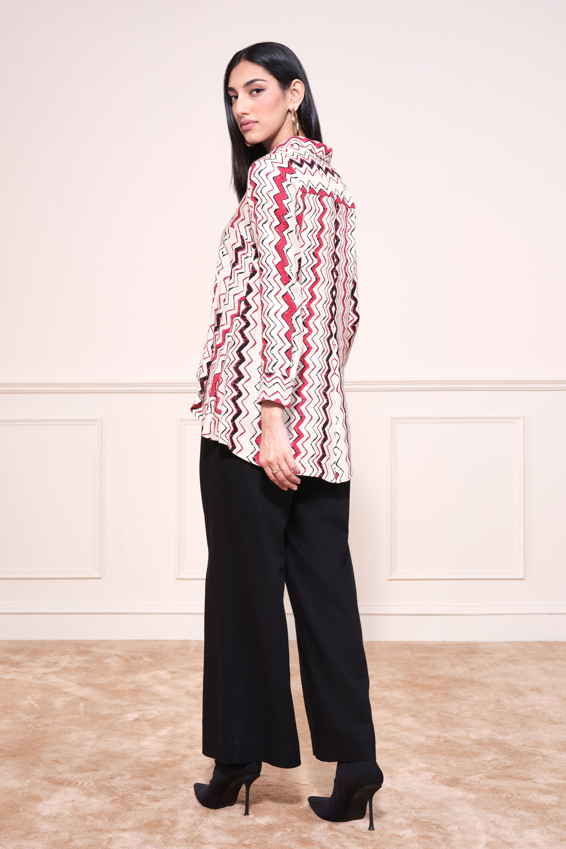 Caera Shirt, Cream, image 5