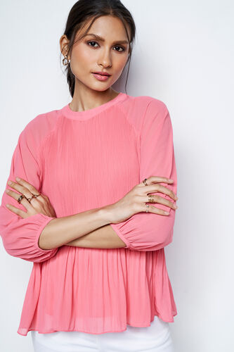 Coral Hues Top, Pink, image 1