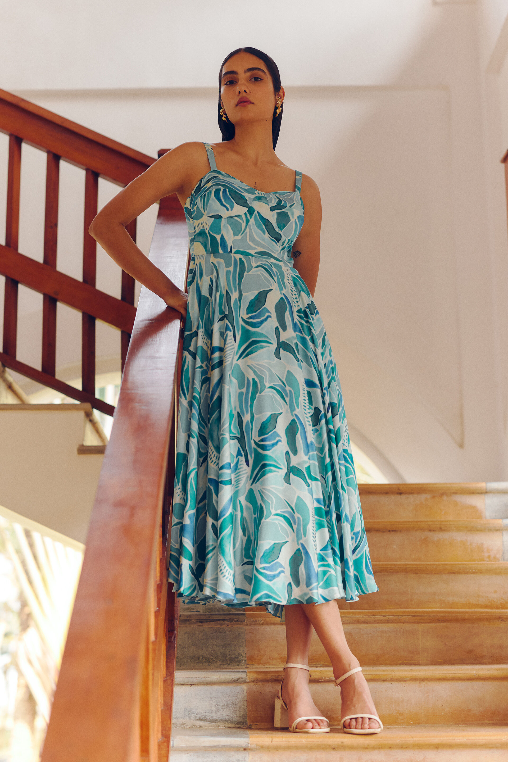 Emilio Dress, Blue, image 3