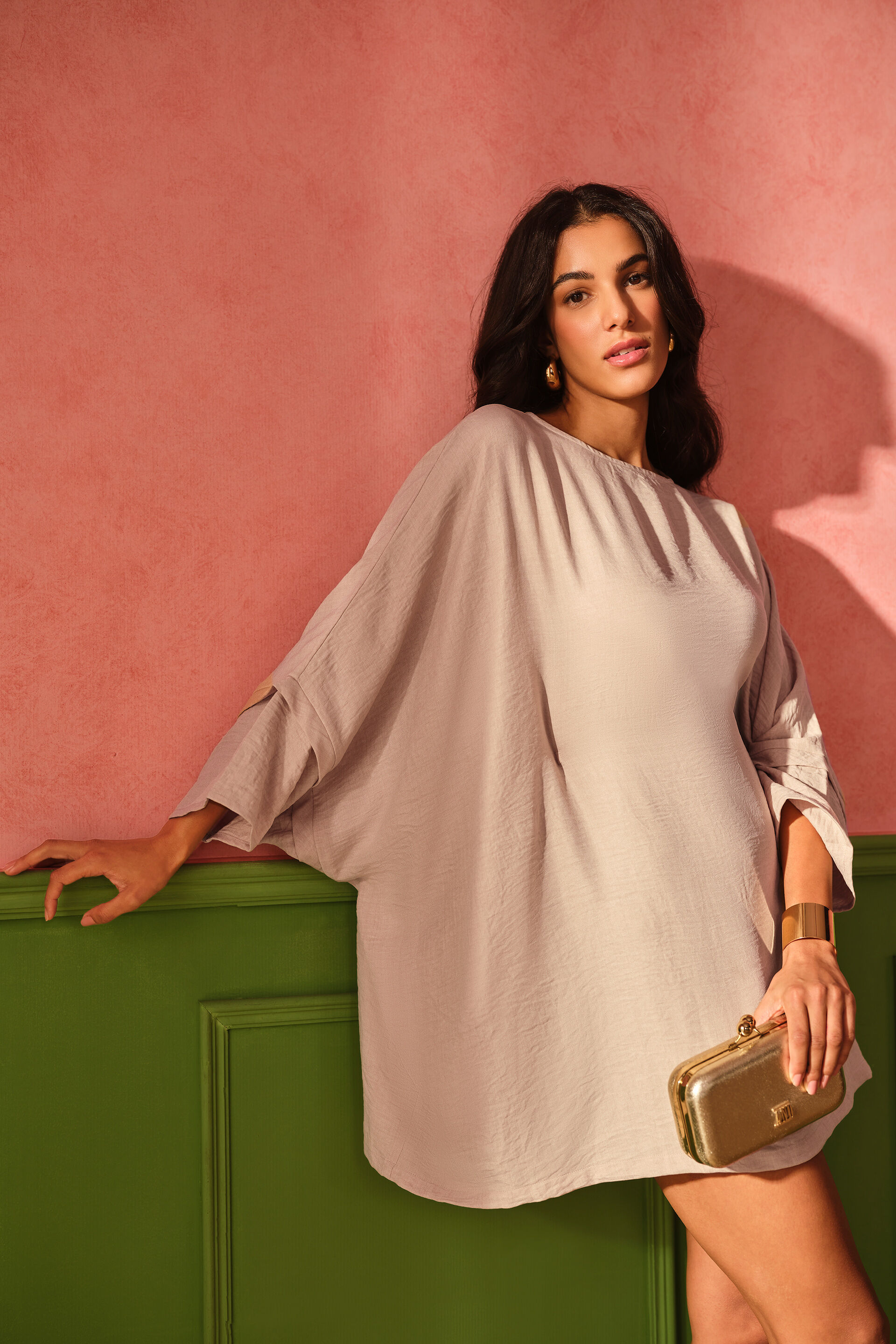 The Sandstorm Dress, Beige, image 3