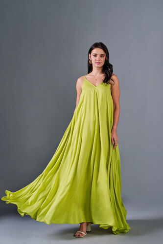 Clover Dream Modal Maxi Dress, Green, image 2