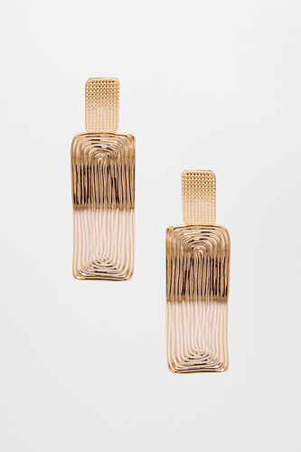 Gold Brass Earring, , image 1