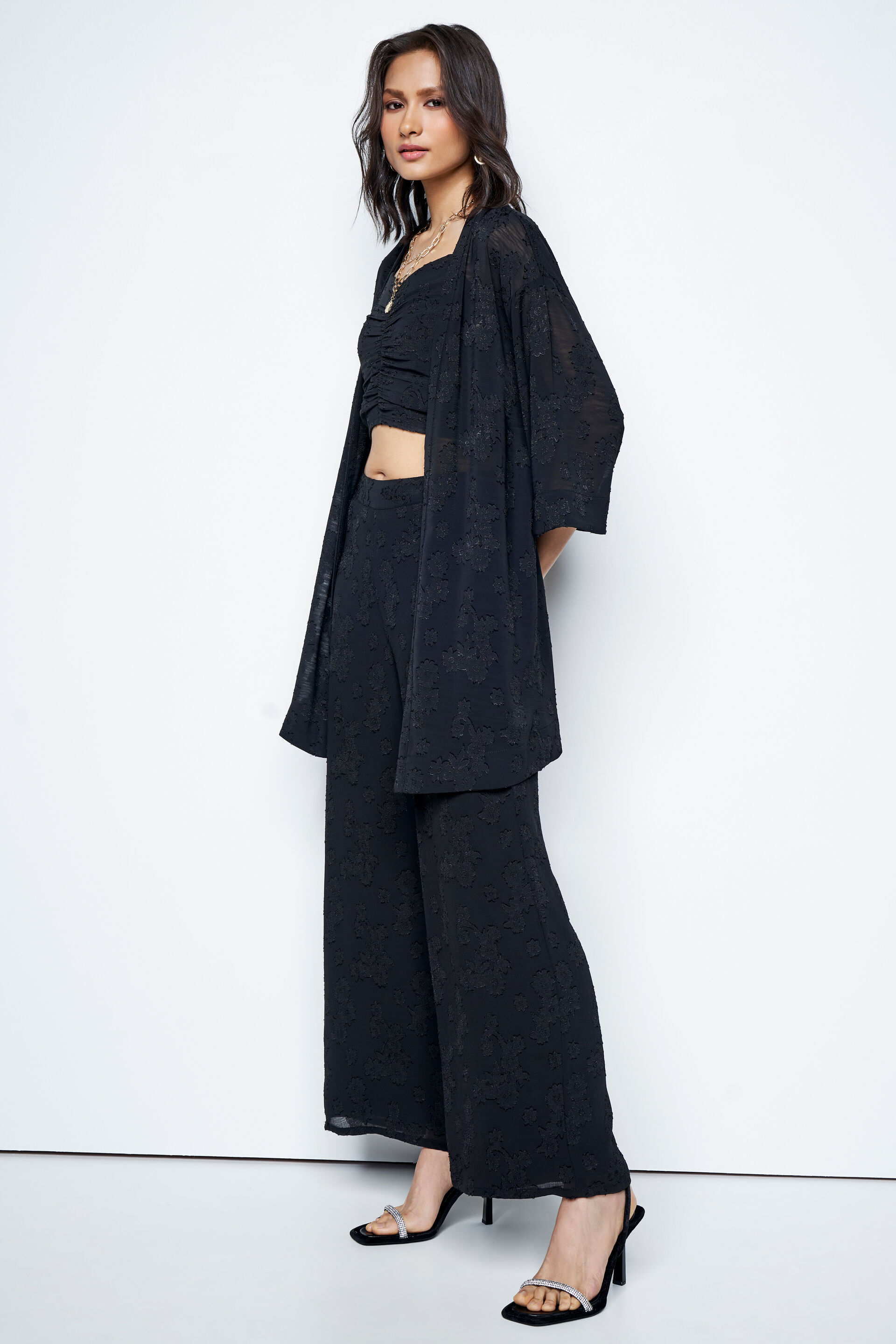 Space Black Co-ords Set, Black, image 2