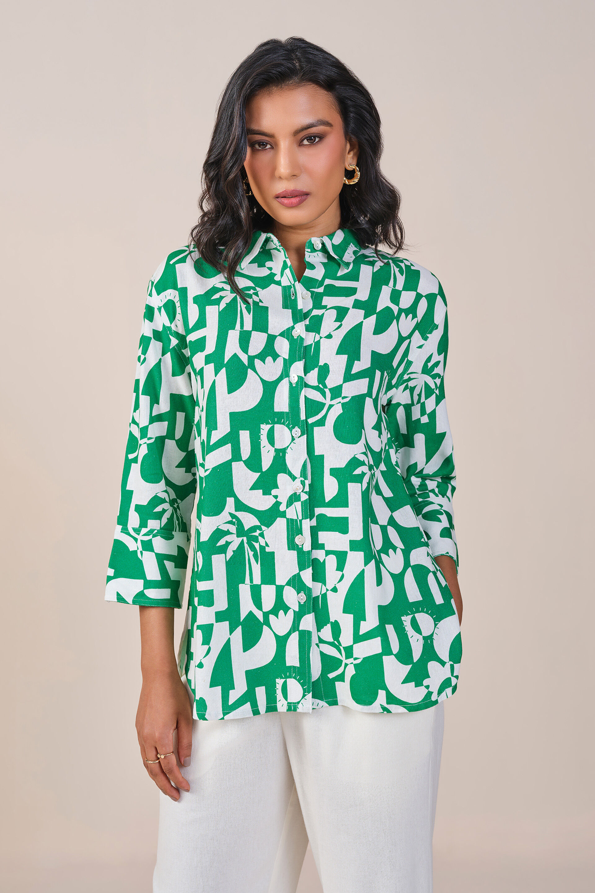 Forest Shirt, White, image 3