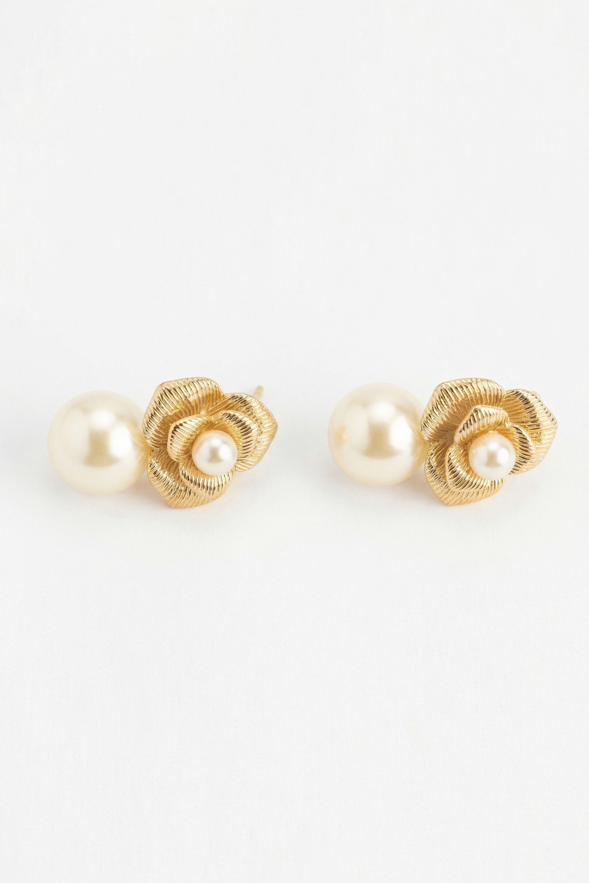Golden Rose Drop Earrings, , image 1
