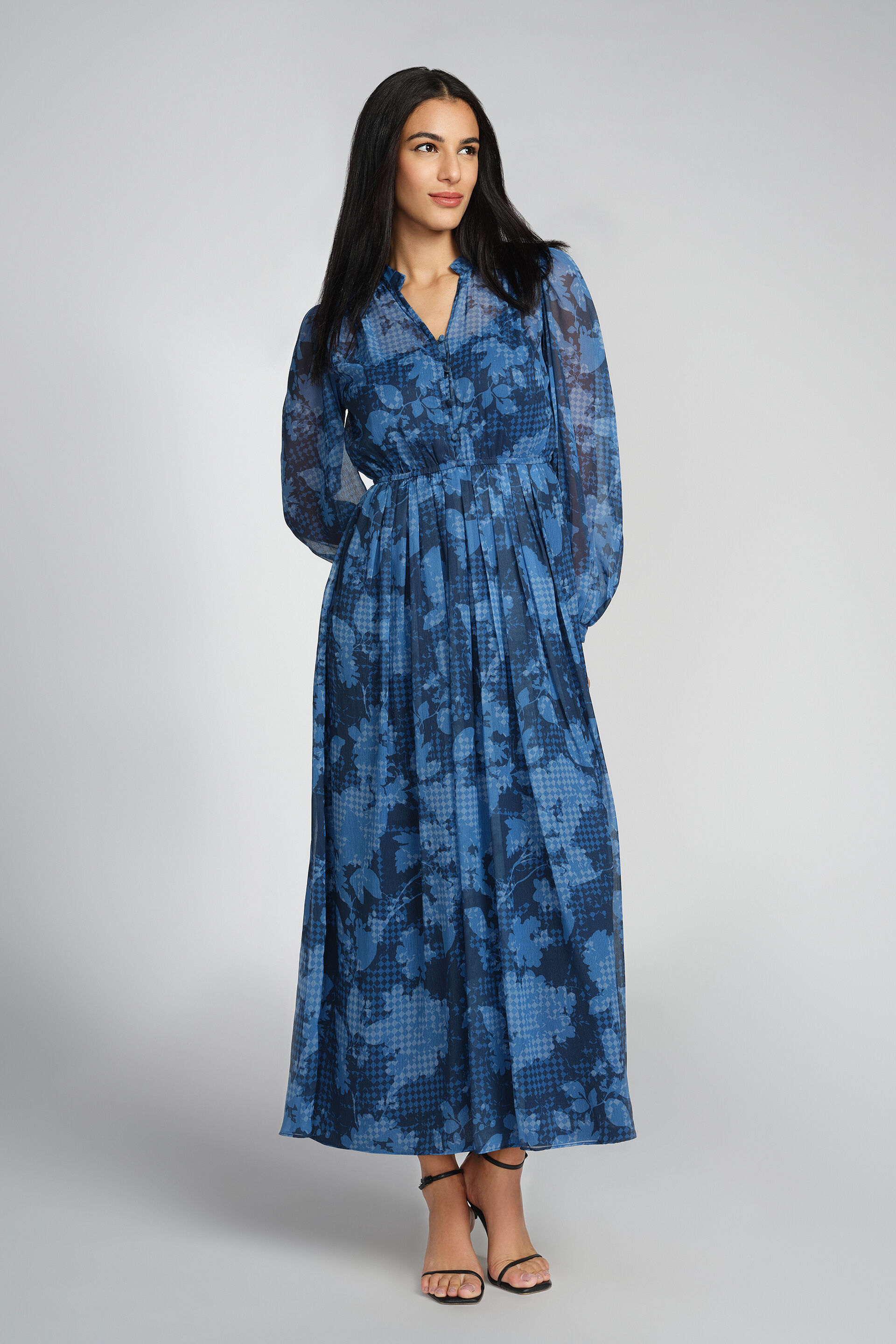 Delilah Maxi Dress, Blue, image 4