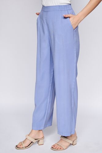 3 - Blue Solid Straight Bottom, image 3