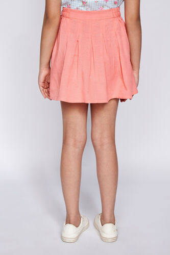 5 - Coral Solid Flared Skirt, image 5