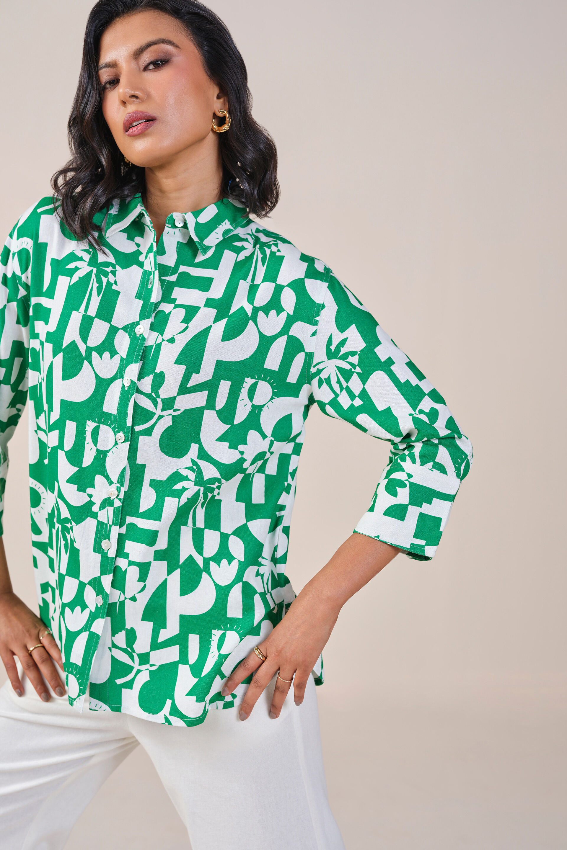 Forest Shirt, White, image 7