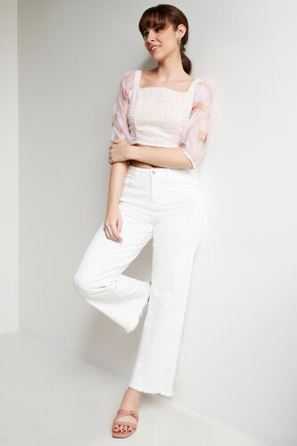 Multi Color Solid High-Low Top, Multi Color, image 3
