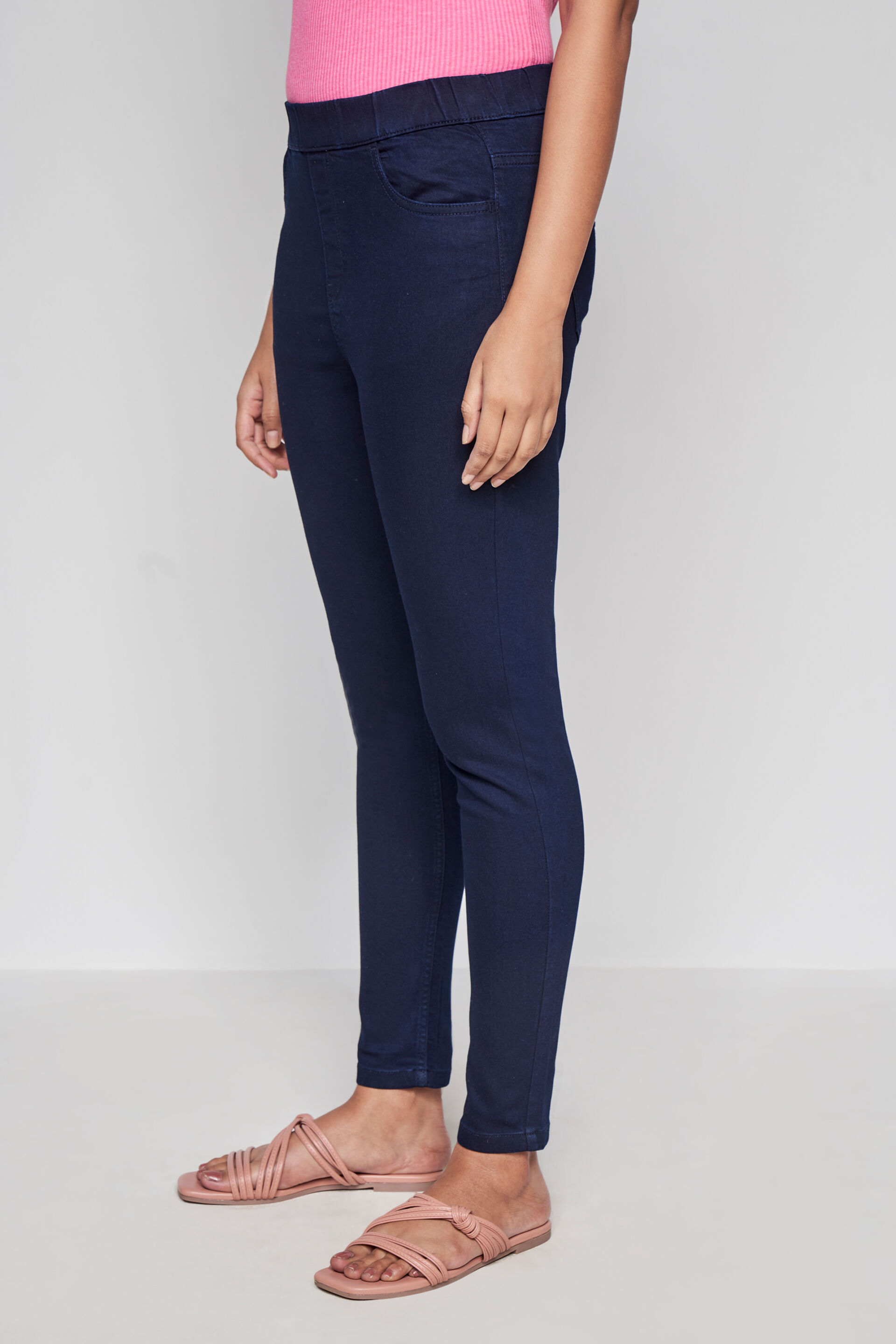 Everyday Dark Blue Denim Bottom, Dark Blue, image 3