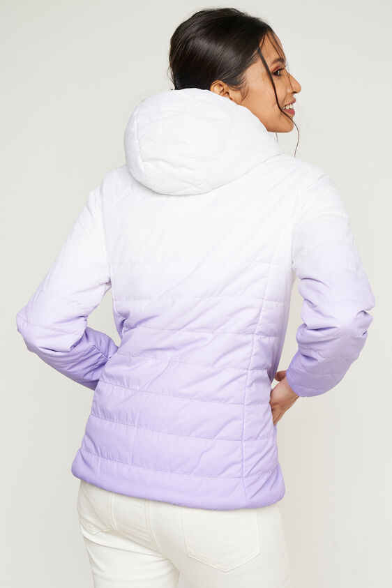 Lilac Self Design Straight Jacket, Lilac, image 2