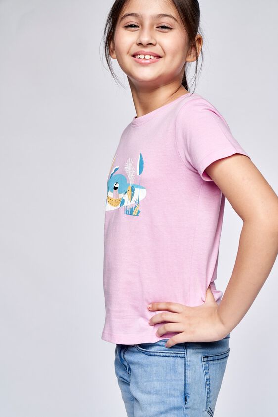 6 - Lilac Graphic Straight Top, image 6