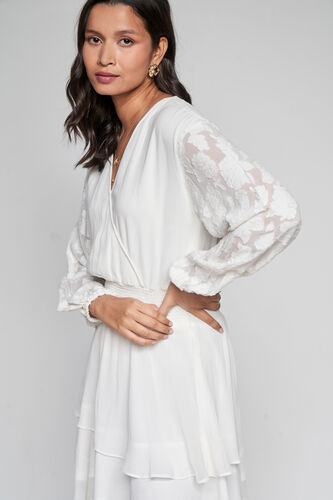 Vanilla Ice Short Dress, White, image 3