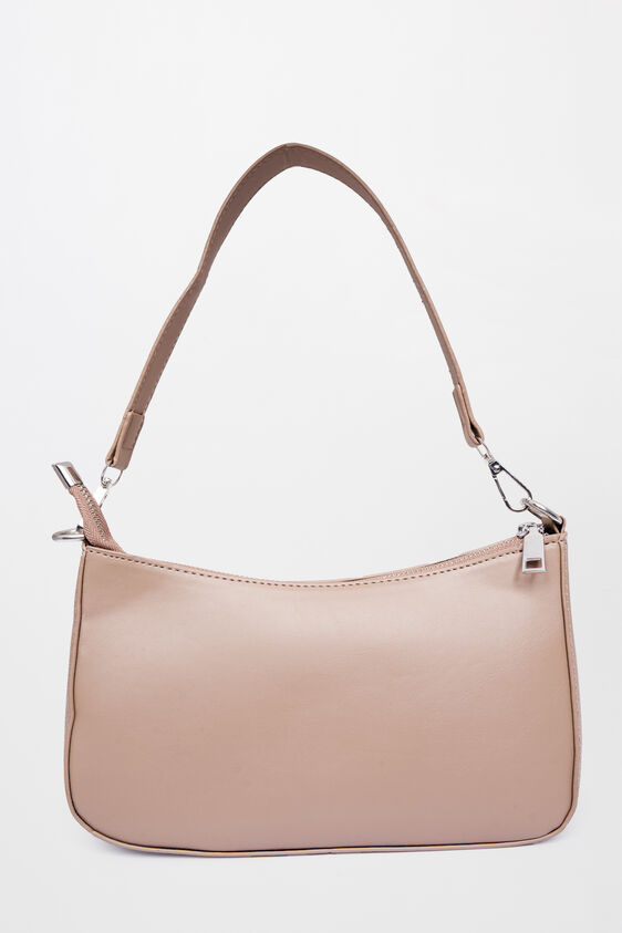 Beige Polyurethane Ladies Purse L, , image 2
