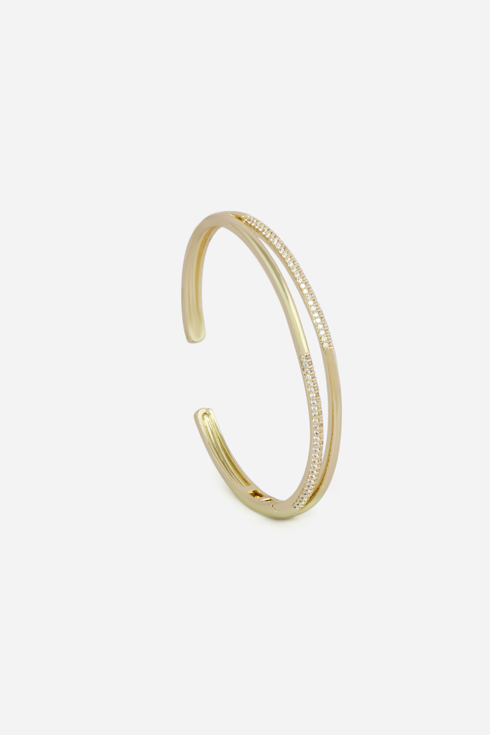 Gold Embellished Dual Layer Cuff, , image 2