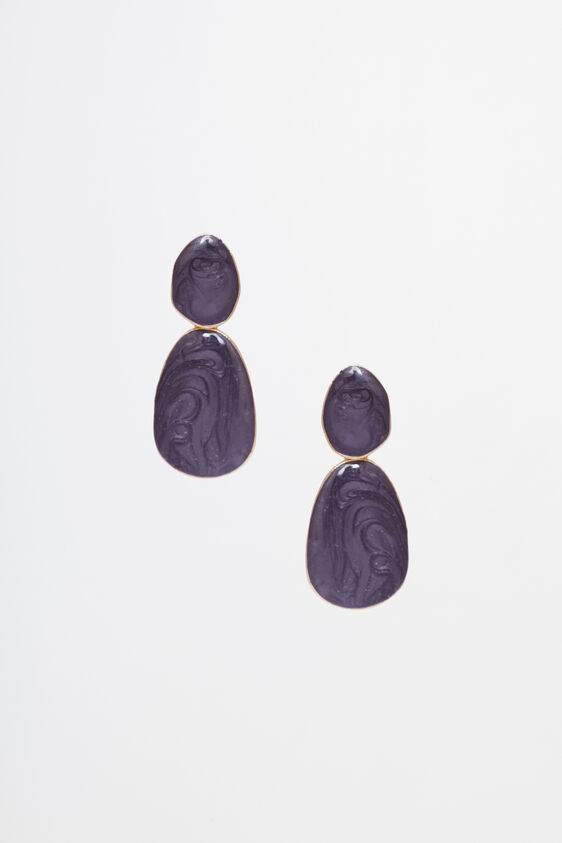 Grey Alloy Earring, , image 1