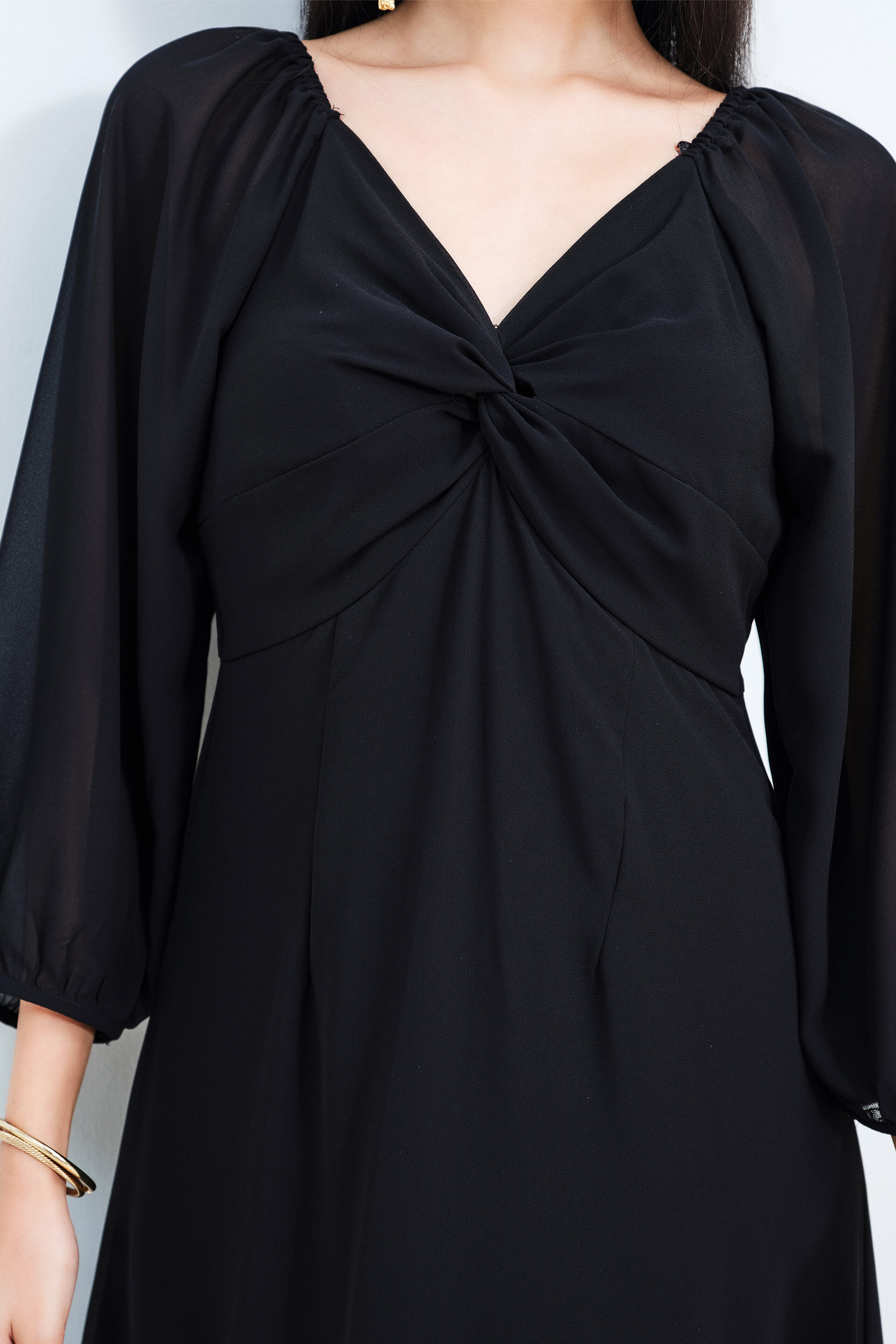 Charm Affair Dress, Black, image 3