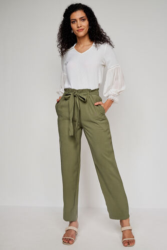 Olive Solid Straight Bottom, Olive, image 3