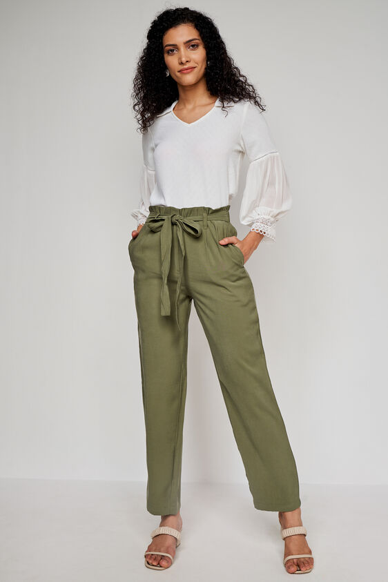 Olive Solid Straight Bottom, Olive, image 3