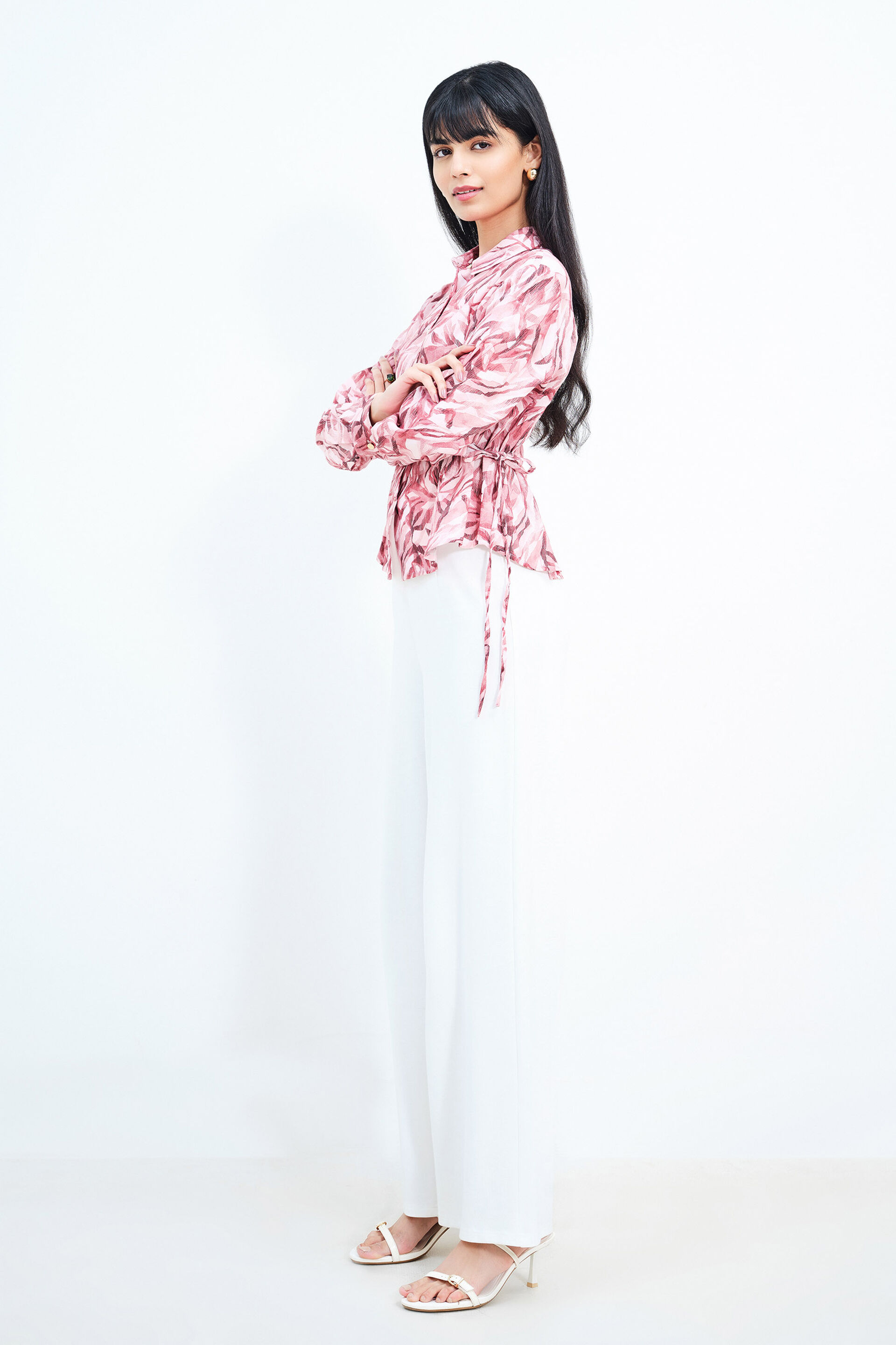 Pretty Pink Printed Shirt, Pink, image 4