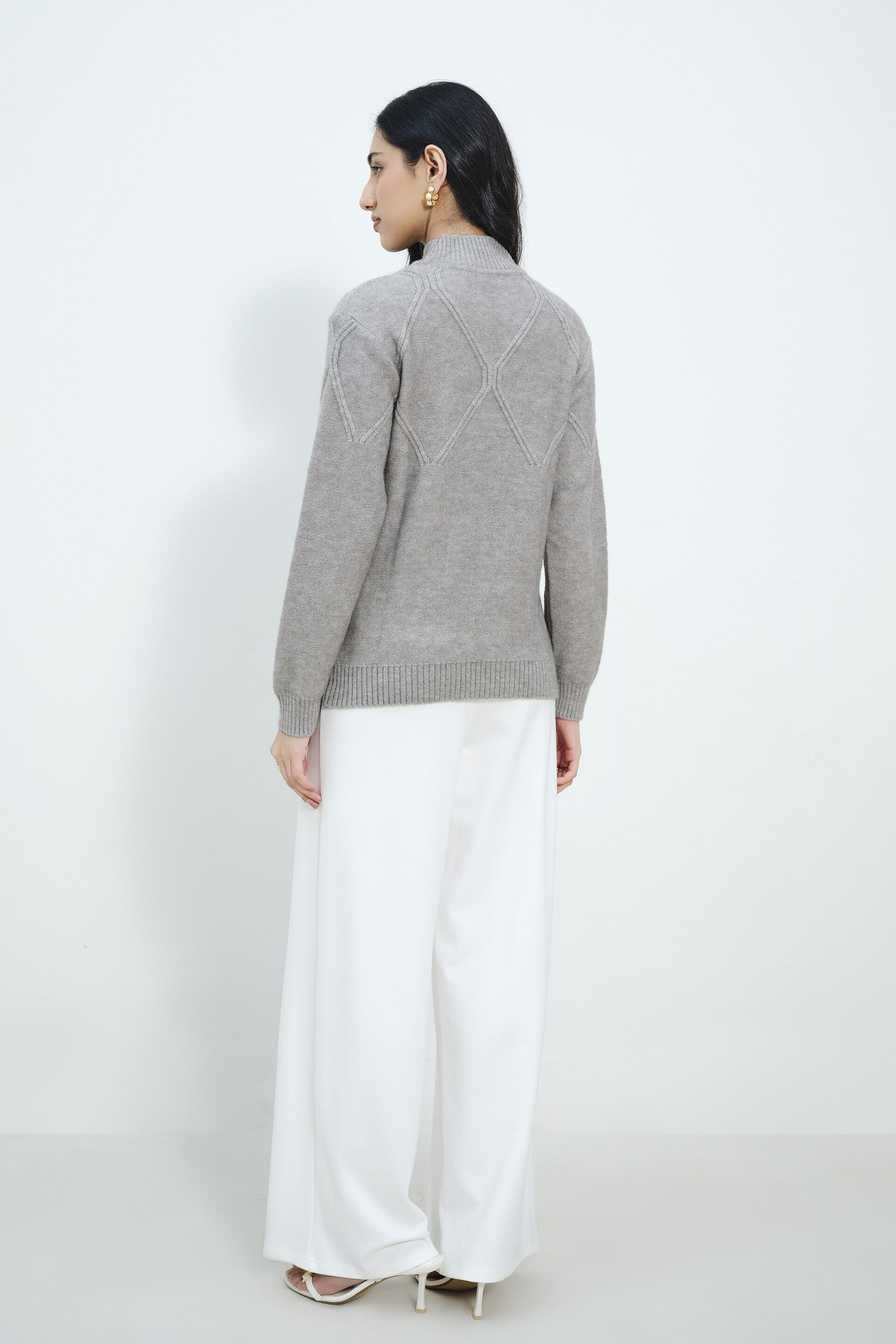 Serene Grey Sweater, Grey, image 5