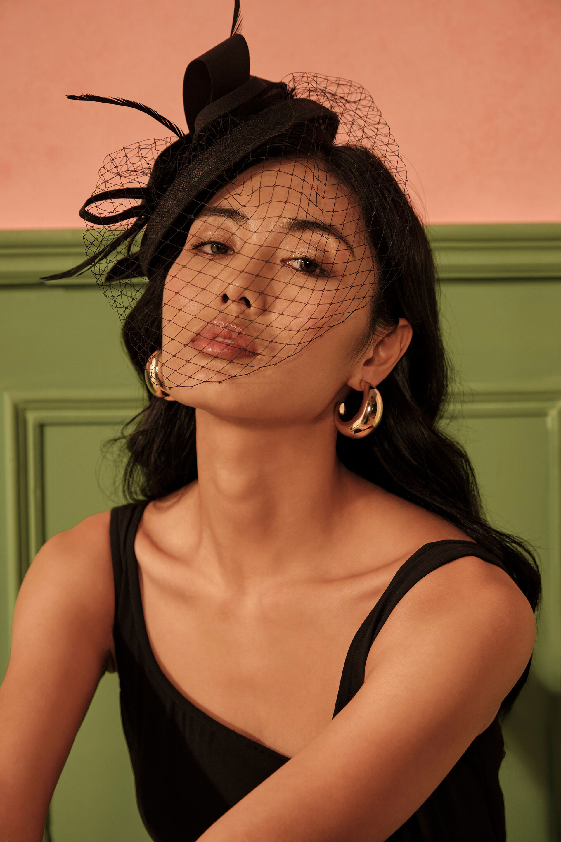 Dear Jane Black Maxi Dress, Black, image 2