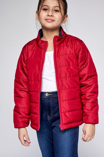 1 - Red Solid Straight Jacket, image 1