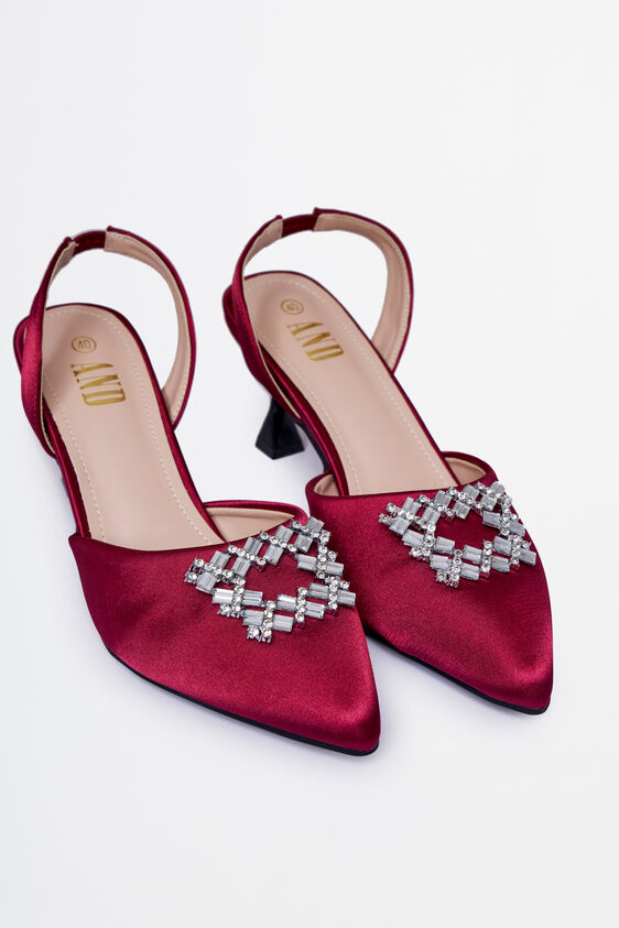 Wine Polyurethane Shoe, Wine, image 1