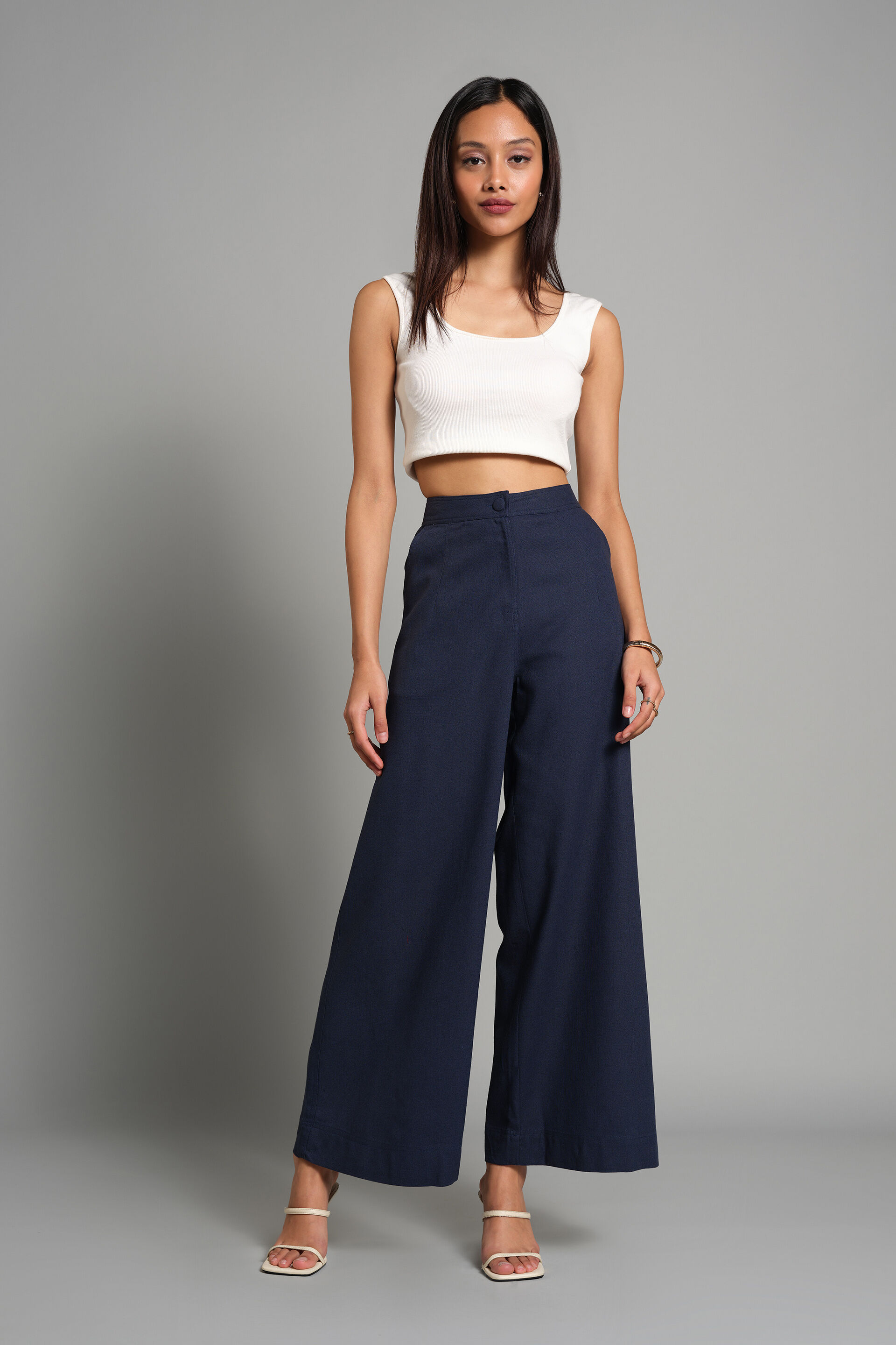 The Breeze Flair Pants, Navy, image 2