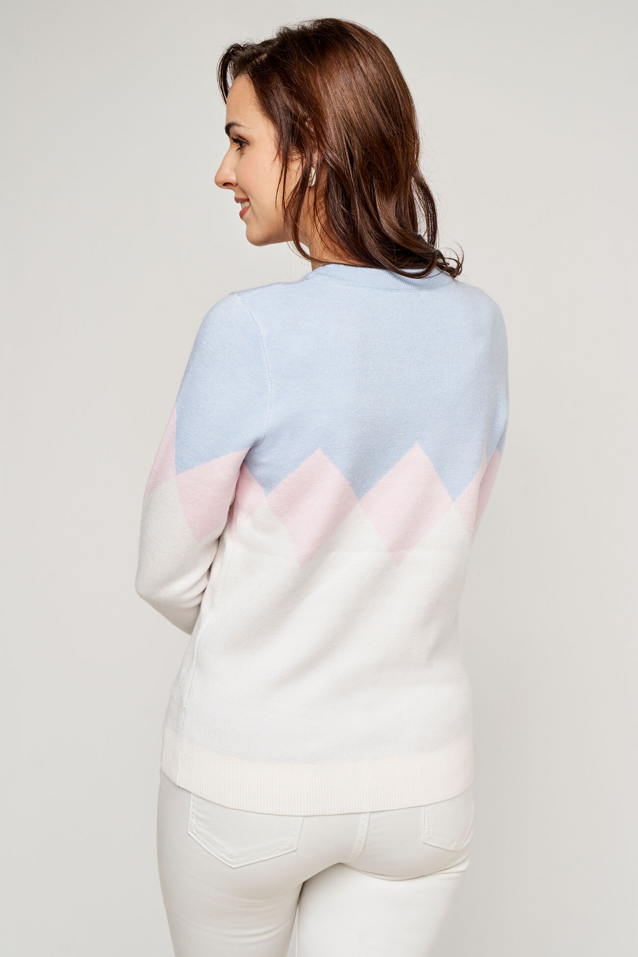 Multi Color Color Blocked Winter Top, Multi Color, image 6