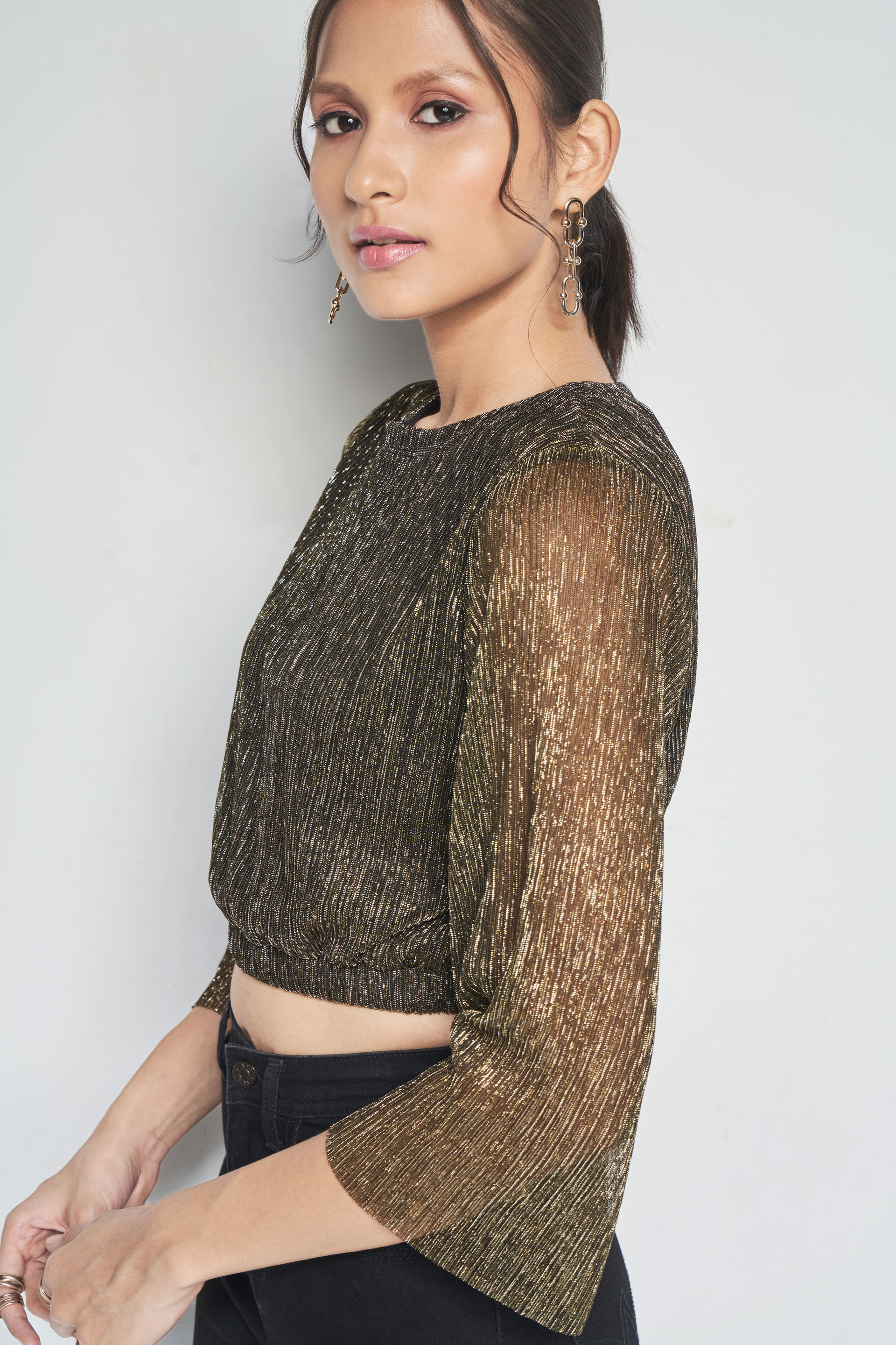 The Party Starter Top, Gold, image 6