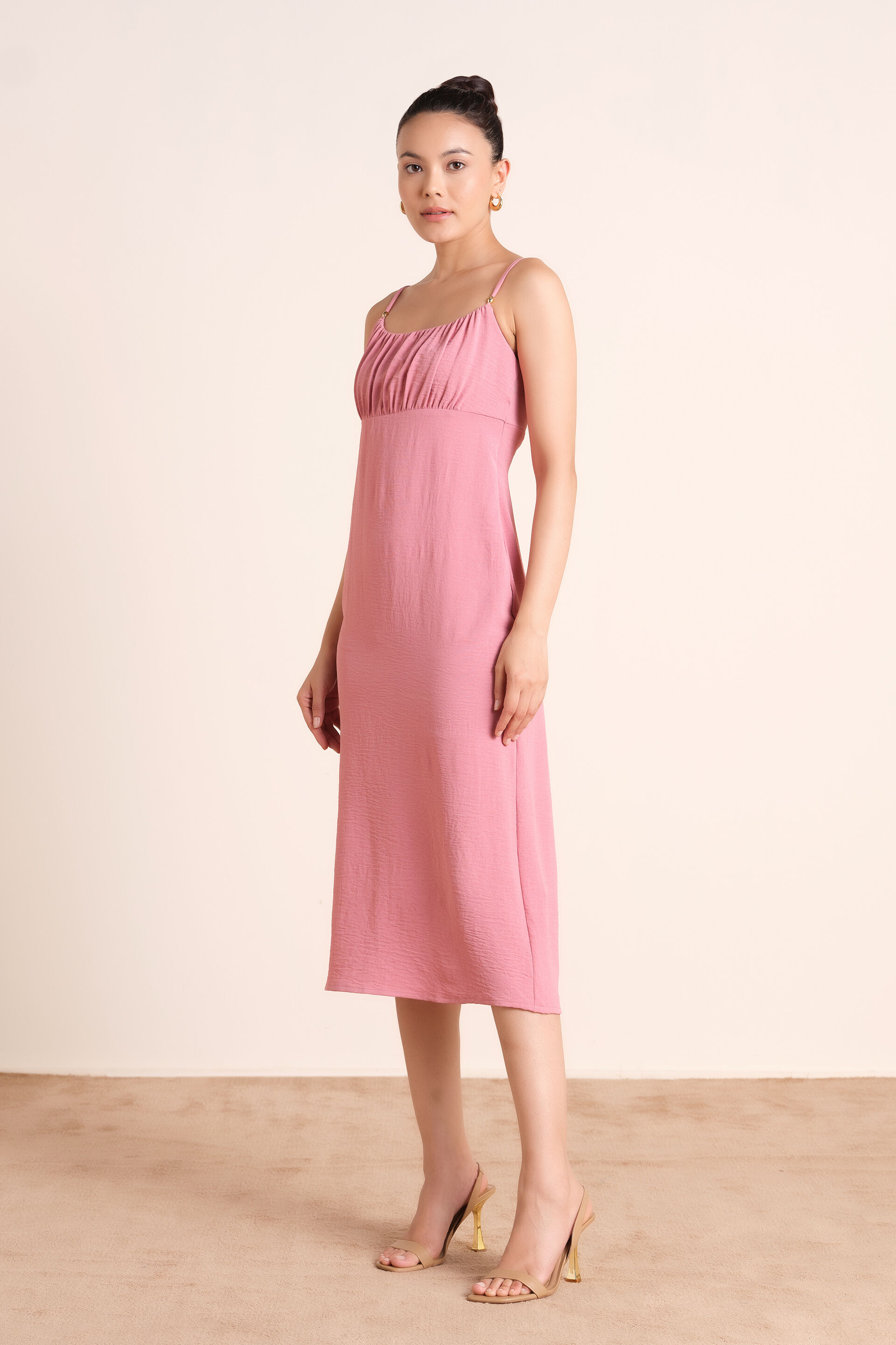 Verdelle Ancient Pink Dress, Pink, image 4