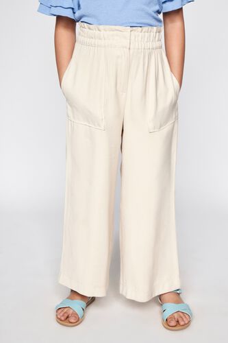 2 - Beige Solid Straight Bottom, image 2