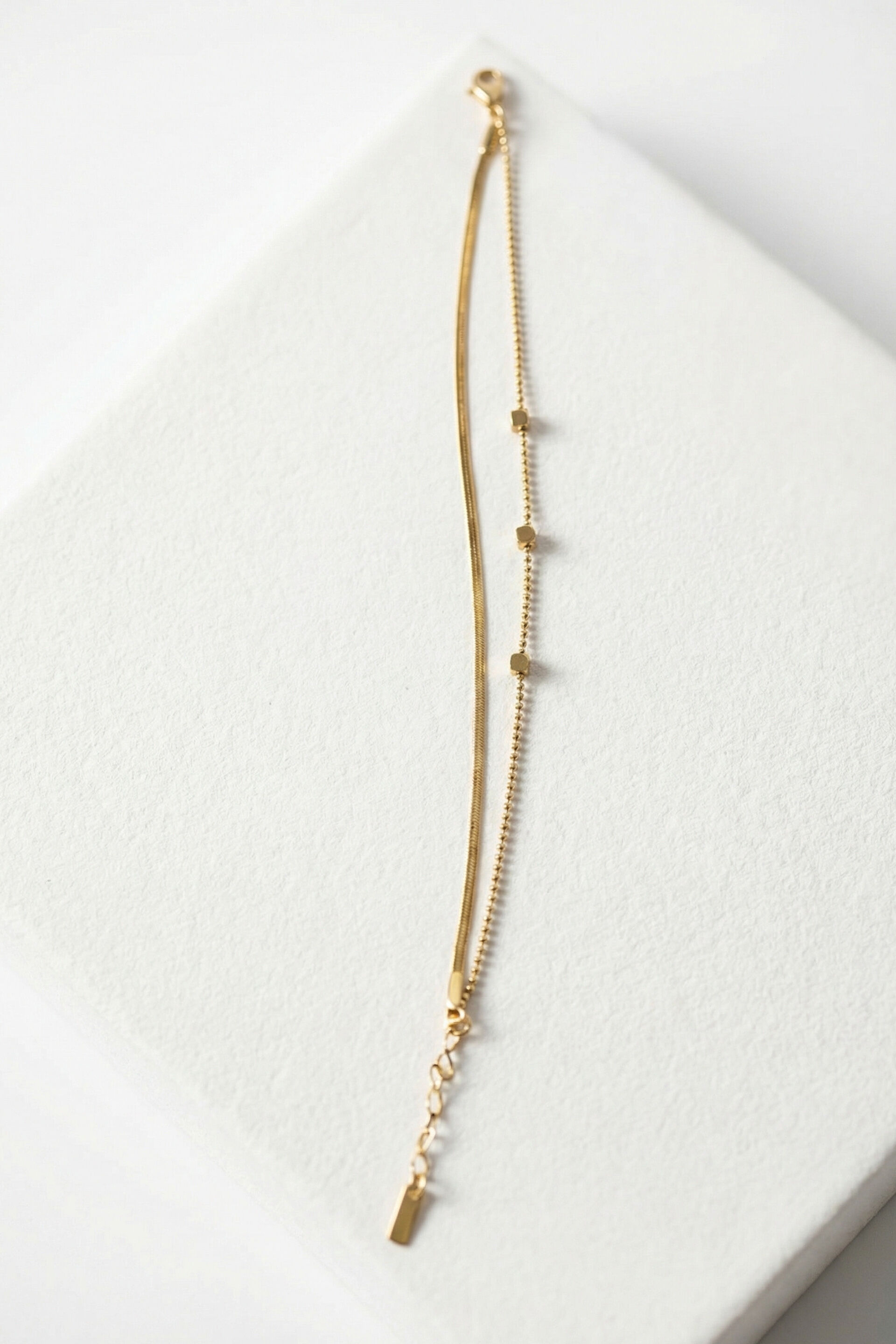 Two-Strand Everyday Gold Bracelet, , image 1