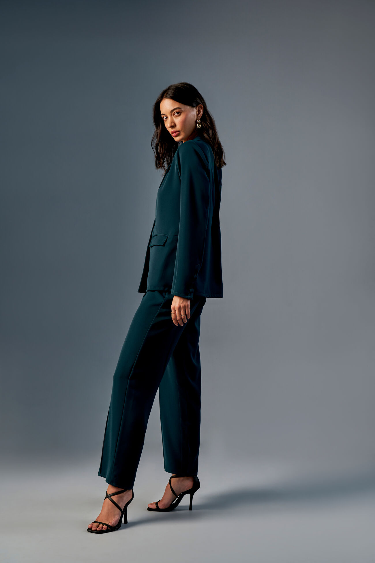 Buy our Boardroom Chic Coord Set online from ANDIndia SC F23AV0033PSPTW